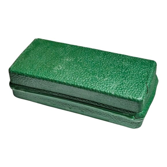 Vtg 1940s Singer Buttonholer 160506 Case Green & Accessories - Picture 11 of 11